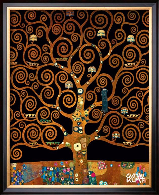 Under The Tree Of Life - Gustav Klimt Painting